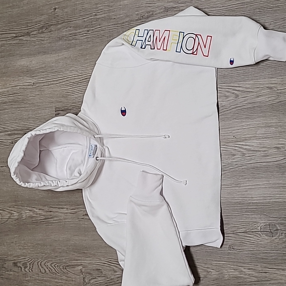 Champion Reverse Weave Cropped Hoodie Size XL Womens